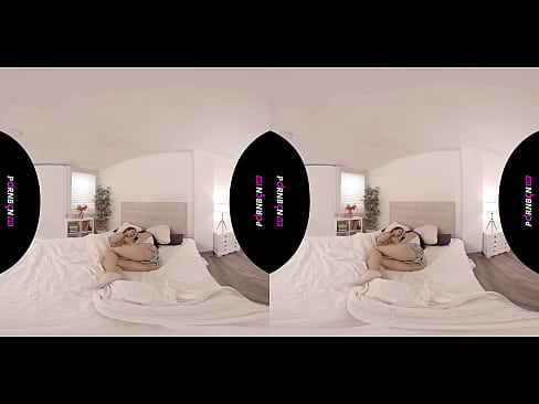 ❤️ PORNBCN VR Deux jeunes lesbiennes se réveillent excitées dans la réalité virtuelle 4K 180 3D Geneva Bellucci Katrina Moreno ❤️ Video anale à noi